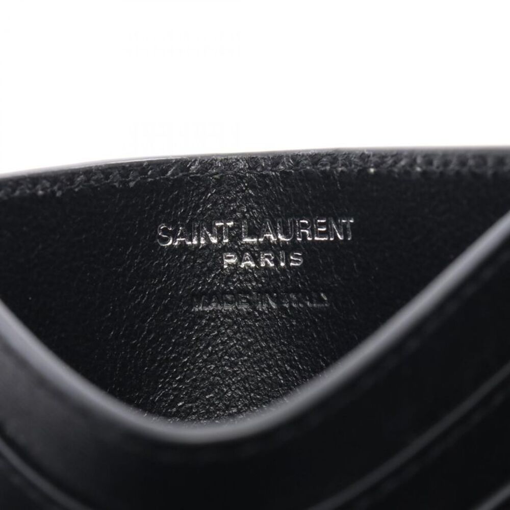 Saint Laurent Cassandra Leather Card Case - Picture 4 of 4